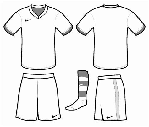template football jersey outline