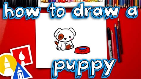 draw  cutest puppy youtube art  kids hub art lessons