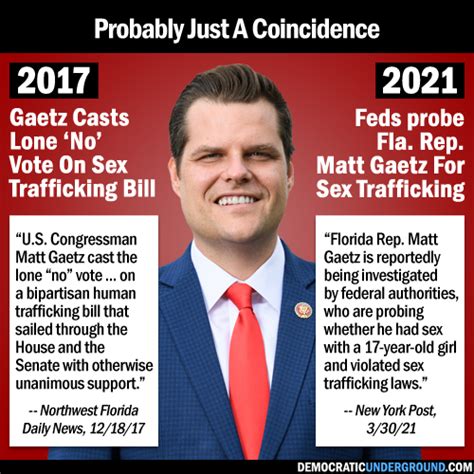 Was Matt Gaetz The Lone No Vote On 2017 Anti Human Trafficking Bill