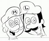 Coloring Pages Mario Super Bros Land 3d Comments Coloringhome sketch template