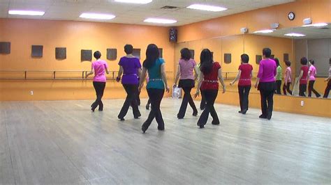 loving you line dance dance and teach in english and 中文 youtube