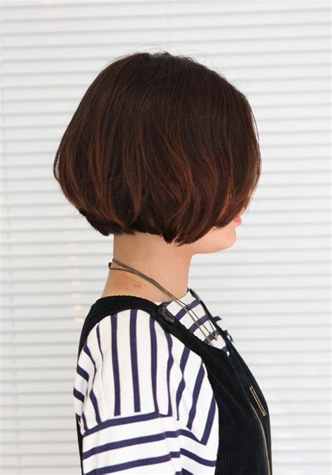 korean hairstyle  pretty center parted bob haircut hairstyles weekly