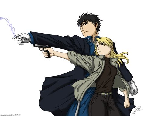 Roy Mustang And Riza Hawkeye By Nerovanderhaven On