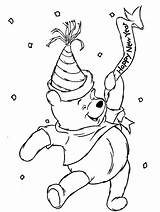 Pooh Winnie Devet Pedeset Pages Bojanke Year Crtež Printanje Puh sketch template