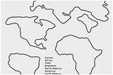 Continents Cut Drawing Template Coloring Outs Paintingvalley Getdrawings Map Sketch Printables sketch template