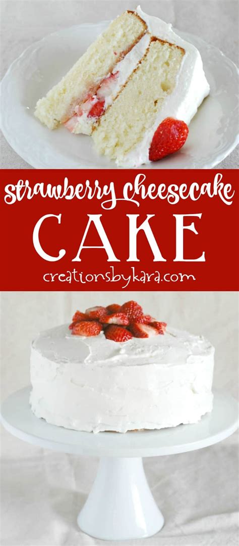 strawberry cheesecake cake