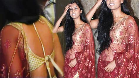 Actress In Backless Choli Looks Pretty Youtube