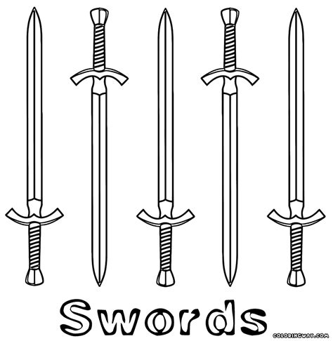 sword coloring  sword coloring
