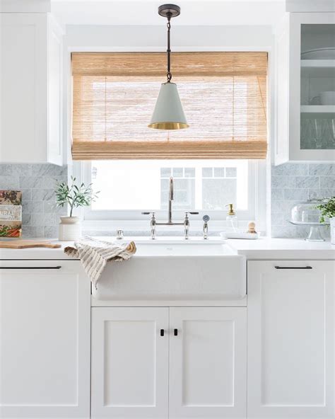 modern kitchen window blinds
