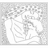 Klimt Gustav Colorare Madre Klim Disegni Hijo Libri Alley Famosi sketch template