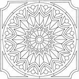 Mandalas Mosaic Islamische Malen sketch template