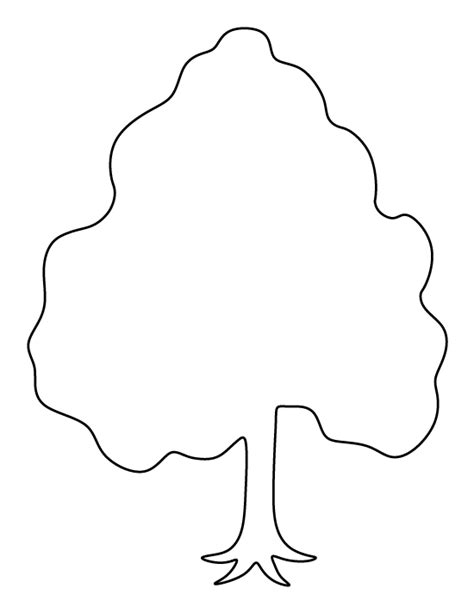 printable tree template tree templates applique templates autumn
