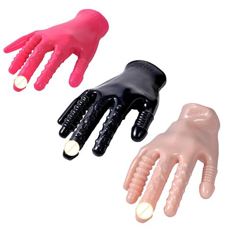 adult toys finger vibrator sex gloves massager clit g spot stimulator