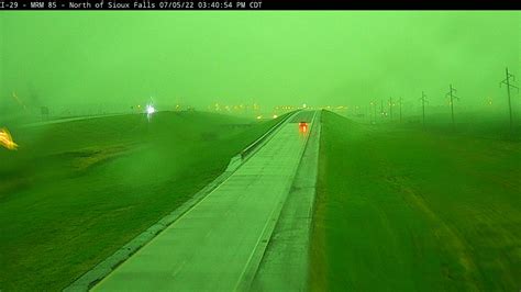 south dakota s derecho brings green sky and strong winds the new york