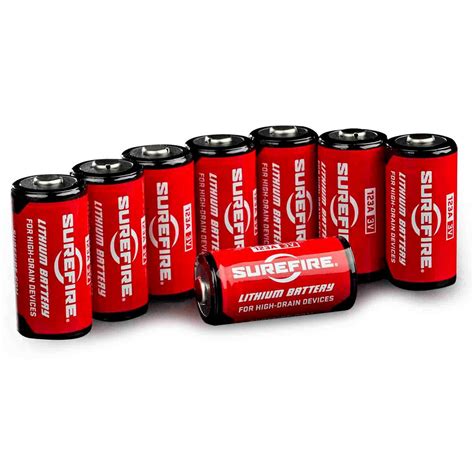 surefire  lithium batteries  batteries