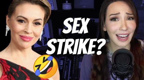 alyssa milano s sex strike feminist abstinence fail youtube
