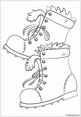 Boots Firefighter Coloringbay sketch template
