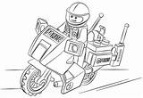 Police Coloring Motorcycle Pages Getdrawings sketch template