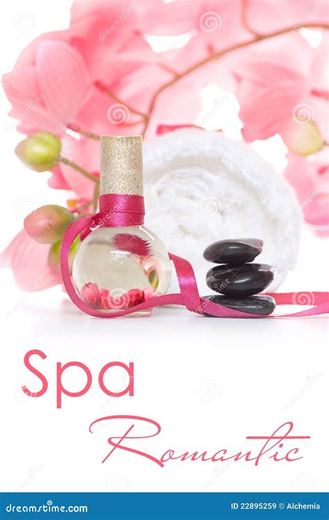 romantic spa concept  pink royalty  stock images image