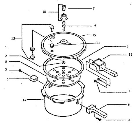 presto presto  quart pressure cooker parts model  sears partsdirect