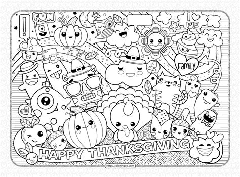 happy thanksgiving coloring pages  adults