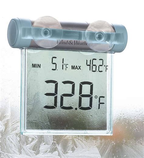 easy  read weather resistant outdoor digital window thermometer gifts   gifts