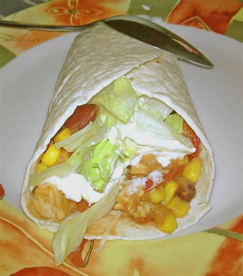 mexikanische tortilla wraps mit haehnchenfuellung rezept