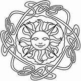 Coloring Pages Solstice Summer Litha Wheel Year Sheets Embroidery Pagan Urbanthreads Kids Crafts Colouring Book Wiccan Designs Color Sun Quotes sketch template