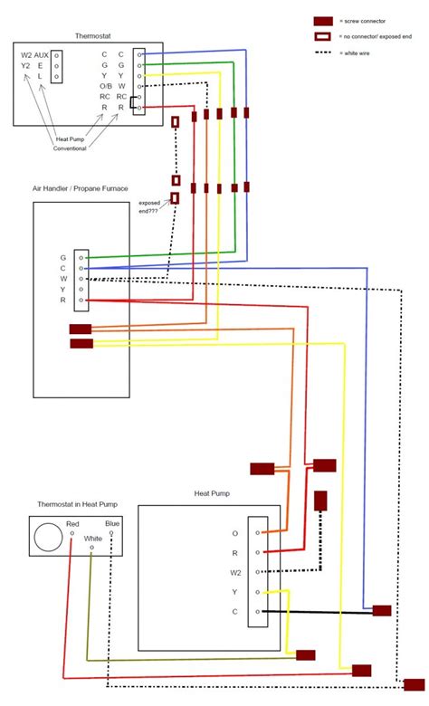icp heat pump thermostat wiring diagram