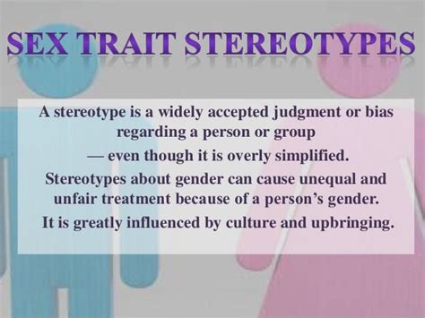 Sex Trait Stereotypes