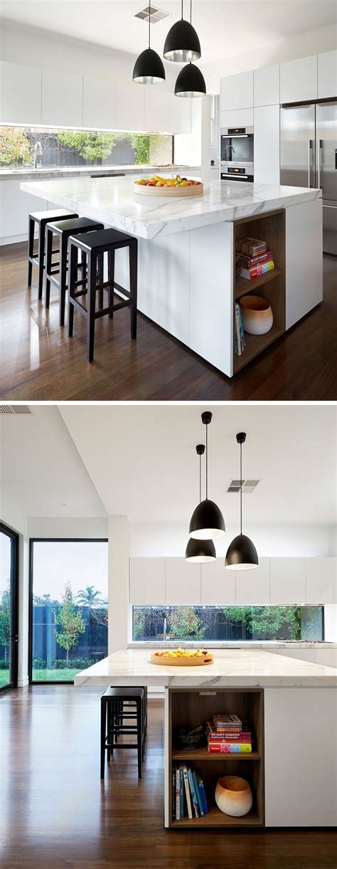 inspirational examples  built  shelves lined  wood