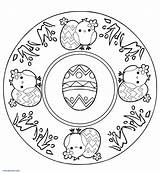 Ostern Pasqua Mandalas Ostermandalas Pasquali Malvorlagen Vorlagen Stampare sketch template