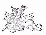 Coloring Alicorn Twilight Pages Sparkle Princess Pony Little Color Drawing Getcolorings Getdrawings Printable Template sketch template