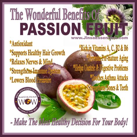 Wonderful Benefits Of Passion Fruit Antioxidant