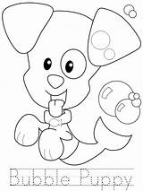 Coloring Bubble Guppies sketch template