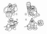 Kirby Dedede King Coloring Pages Concept Meta Knight Abilities Template Deviantart Dee sketch template