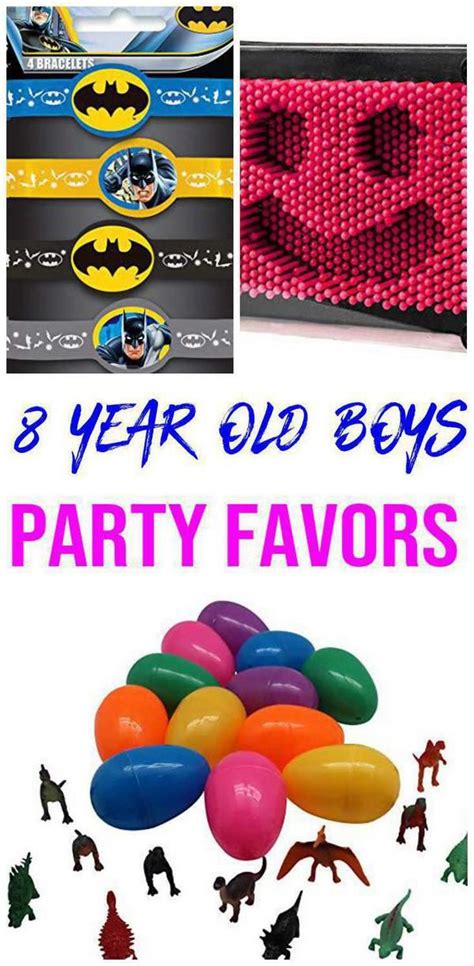 year  boys party favor ideas kid bam boy party favors
