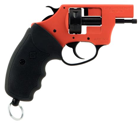 charter arms  pro  starter pistol  blank   blackorange white birch armory