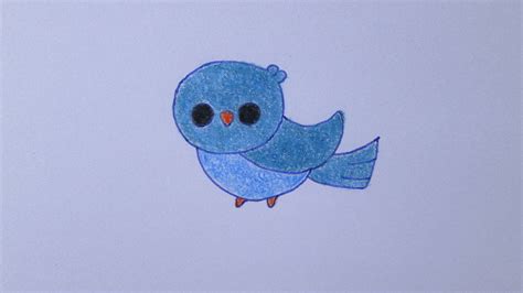 como desenhar um passarinho muito fofo youtube