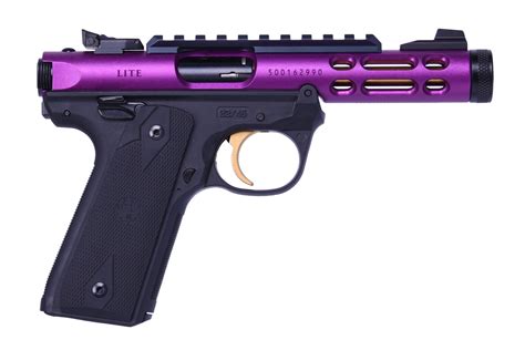 ruger mkiv  lt lr purplegold   rds bradys gun shop