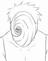 Tobi Obito Aniyuki Máscara sketch template