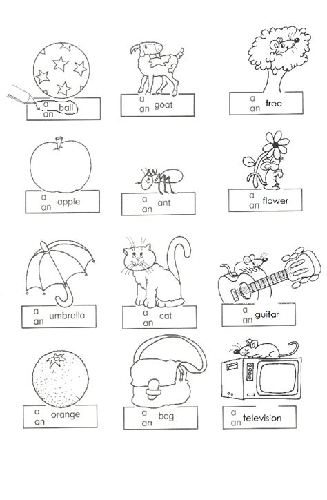 article worksheets