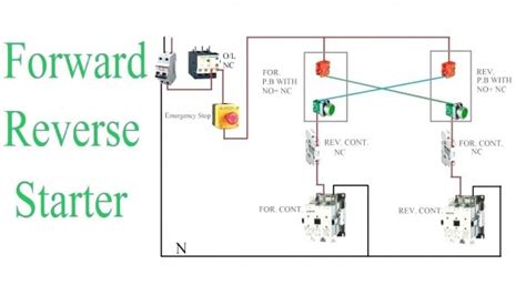 single phase reversing contactor wiring diagram organicked