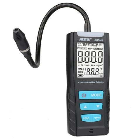 gas analyzer combustible air detector digital combustible gas detection