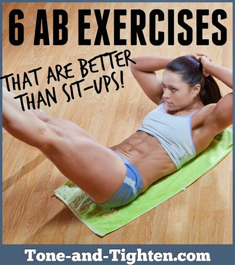 Ab Exercise Workout Better Than Sit Ups Tone And Tighten Fitness Diet