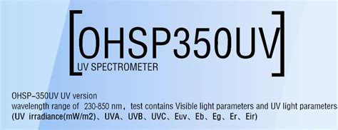 design ohsp uv portable color spectrometer  price laserse