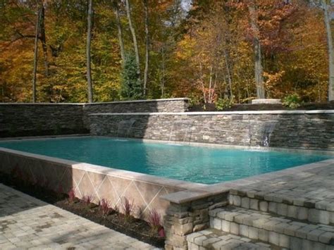 fiberglass rectangle plunge pool  feet  ground