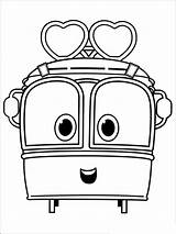 Robot Coloring Trains Pages Printable Fun Kids sketch template