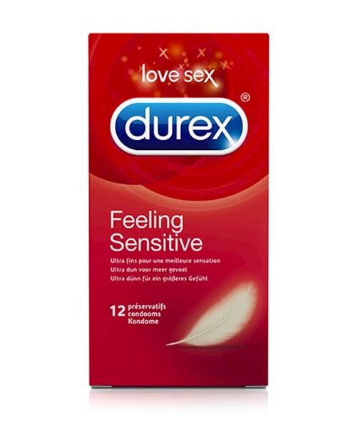 Durex Feeling Sensitive Condoms 12 Pcs 12pk