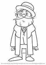 Drawing Professor Layton Schrader Andrew Dr Draw Step sketch template